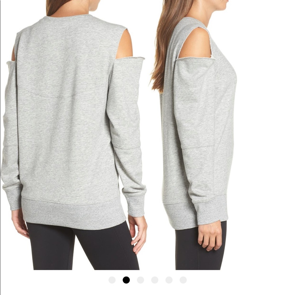 Zella Tear It Up Cold-Shoulder Tunic